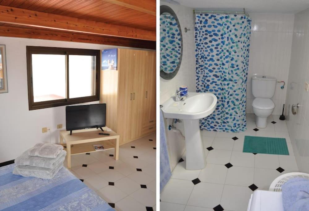 Los Cisnes Encantadora Casa Con Jardin Y Estudio Vista Al Mar El Médano Zewnętrze zdjęcie